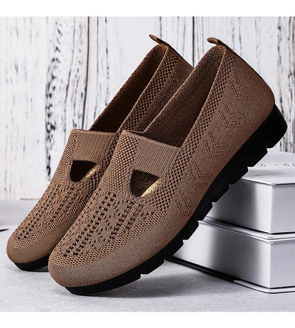 Women's Summer Shoes Breathable Flat with A Casual Women's Sneakers Comfortable Soft Sole Large Size 36-43 Cheap Shoes Clearance