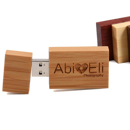 JASTER USB 3.0 Wooden block  Flash Drive red wood pendrive 4GB 8GB 16GB 32GB 64GB Pen  Memory Stick U Disk gift