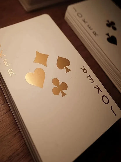 Luminous poker set, suitable for parties, Halloween and Christmas gifts, durable paper, family entertainment and gaming nights