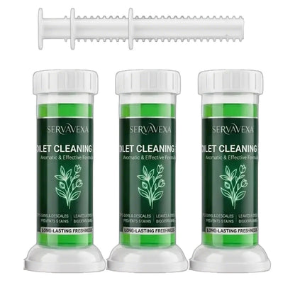 SERVAVEXA 5Pcs Toilet Cleaning Gel Stamp Aromatic Deodorizer Flower Bowl Cleaner Automatic Long Lasting Descaling Bathroom Tools