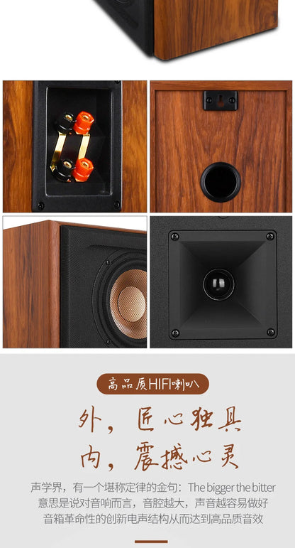 1600W High-power 5.1 Amplifier DTS Decoding HD Lossless 5.1 Home Theater Audio Set Home Surround Floor Passive Speaker Bass