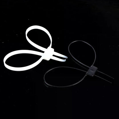 1Pc Plastic Police Handcuffs Double Flex Cuff Handcuffs Zip Tie Nylon Cable Ties