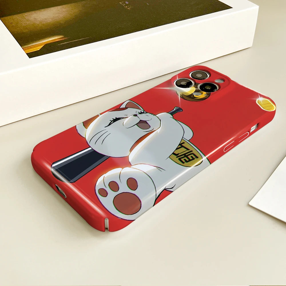 ANIME d-Dandadan t-turbo baba Granny Phone Case For IPhone 16 15 14 13 12 11 Plus Pro Max Mini Glossy HD Hard Cover Film Shell