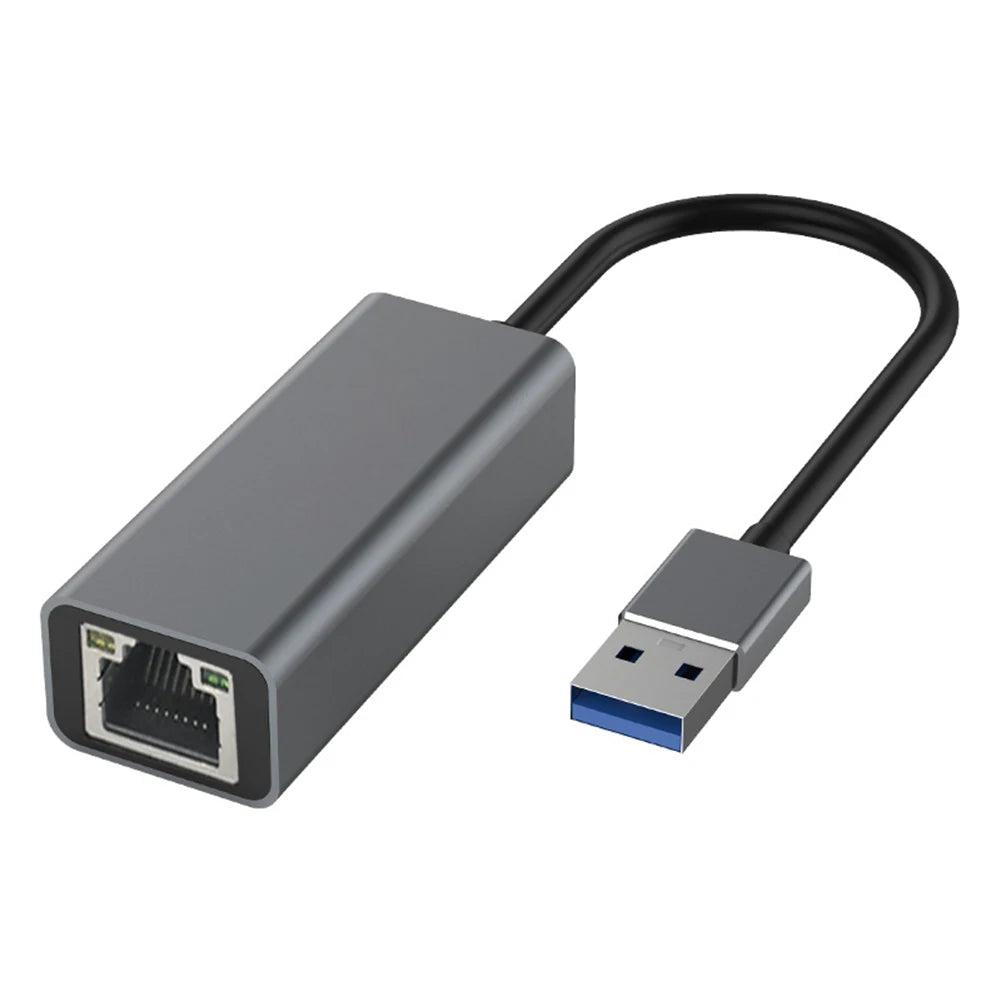 Type-C To RJ45 Gigabit Ethernet Type-C To Ethernet Adapter 10/100/1000Mbps USB Network Card Aluminum Alloy for Computer Desktop