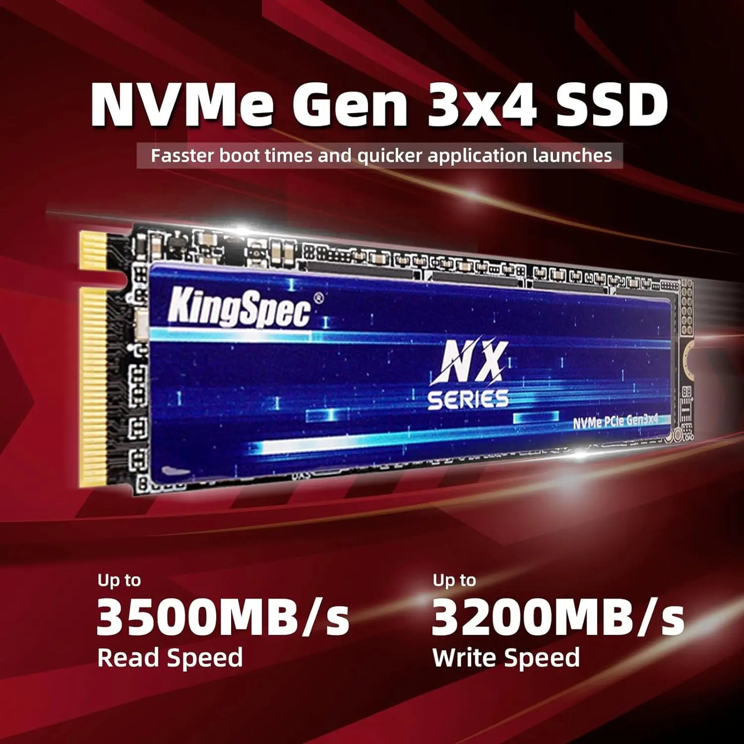 KingSpec M2 PCIe4.0 NVMe SSD 512G 1TB 2TB PCIe3.0 500g 4tb Hard Drive Hard Drives Hdd Disk hd for Laptop Desktop PS4 PS5