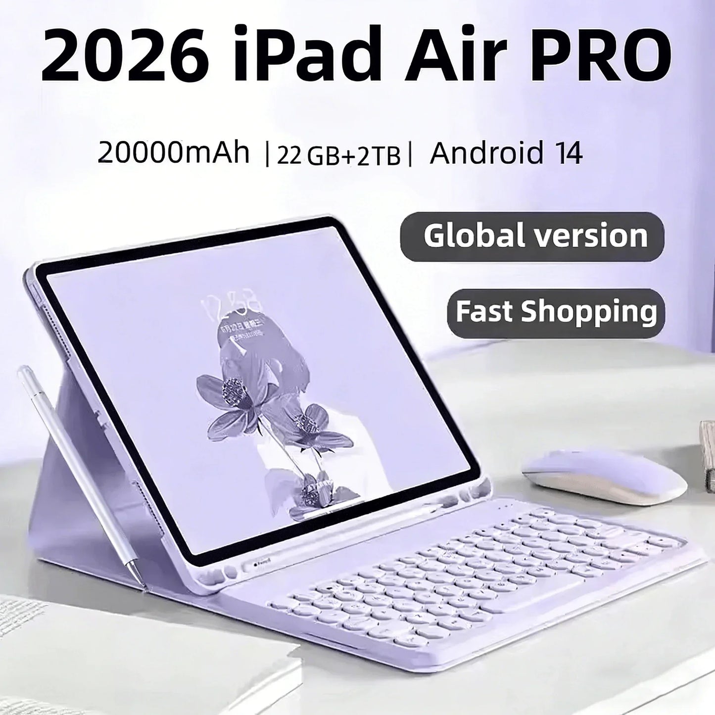 Original Tablet iPad Air Pro 11 Inch 22GB RAM 2TB ROM tablet Android 14 Pad Tablet PC Phone Dual SIM Wifi Multifunction Tab PC