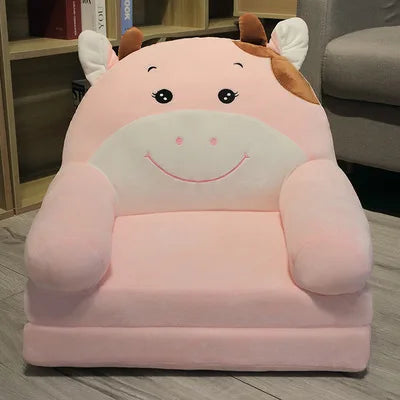 Sofas Children Sofa Cute Cartoon Lazy Folding Small Sofa Bed Girl Princess Baby Toddler Dual-purpose Child Seat All sofas