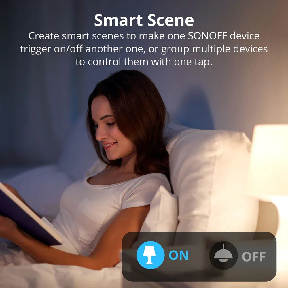 SONOFF TX US Wall Smart Switch 433Mhz RF Remote Control Wi-Fi Touch Switch via eWeLink APP Works With Alexa Google Home