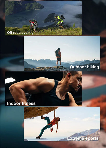 2025 New Sport Smart Watch Men 360*360 HD Screen Flashlight Health Monitoring IP68 Waterproof Heart Rate BT Call Smartwatch Man