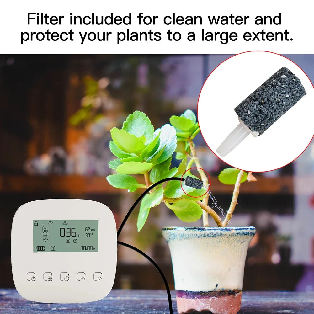 WiFi Tuya Smart Watering Machine Automatic Micro-drip Irrigation System Plants Controller System Irrigation Tool Alexa Google