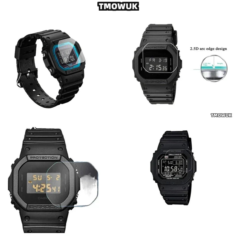Ultra-Thin 9H Tempered Glass, Minimalist Design Meets Maximum Protection For Casio DW-5035 DW 5600 GW-B5600 GW M5600