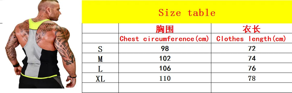 Sports vest, men's fitness quick drying vest, muscle iron, American style stretch splicing, running narrow shoulder racerback ve