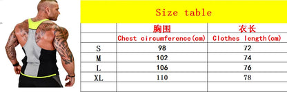 Sports vest, men's fitness quick drying vest, muscle iron, American style stretch splicing, running narrow shoulder racerback ve