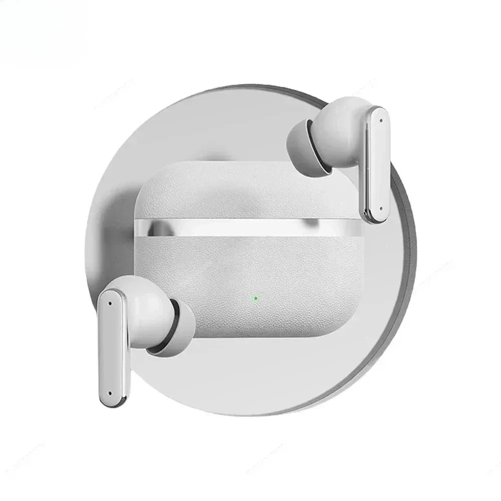 In-Ear Premium Leatherette Earphones Wireless True Headphones Bluetooth Ultra-Long Battery Life Noise Cancellation Technology