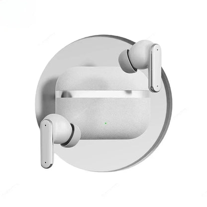 In-Ear Premium Leatherette Earphones Wireless True Headphones Bluetooth Ultra-Long Battery Life Noise Cancellation Technology