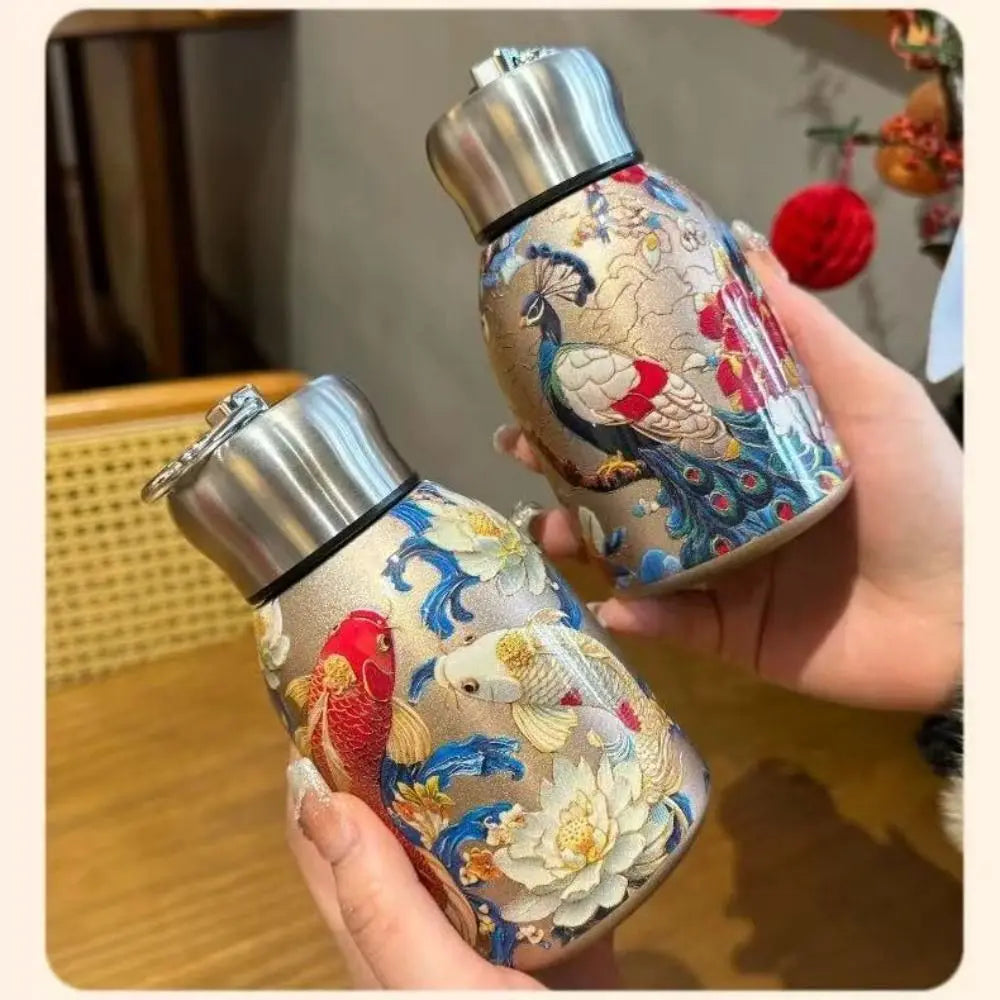 316 Stainless Steel Insulated Cup Leak Proof Portable Water Bottle Durable 300ml Slim Insulated Thermal Water Bottle