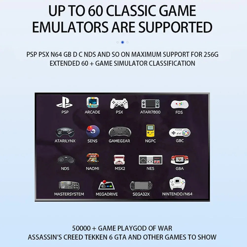 G11 Pro HD Video Game Console Built in 10000+ Retro Games Plug and Play Ultra Low Latency with 2.4G Wireless Dual Controllers