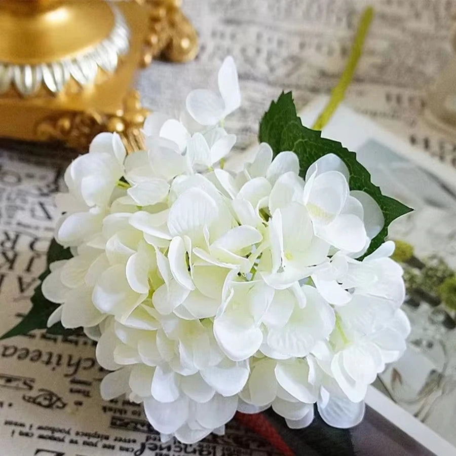 Artificial Flowers 1 Bundle Silk Hydrangea Wedding Decorative Bridal Accessories Clearance Festival Decor Vases Home Diy Bouquet