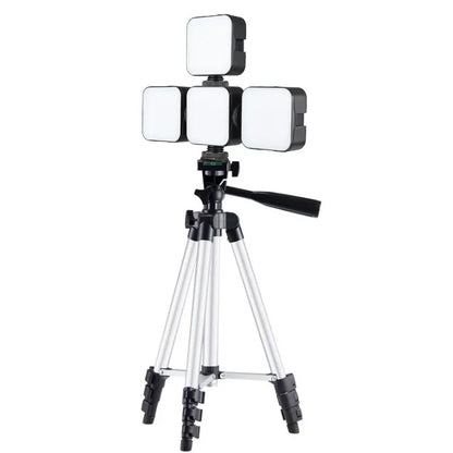 New Rechargeable 6500K LED Video Light Mini Camera Light Fill Lamp Portable Photography Lighting for Vlog Live Streaming DSLR