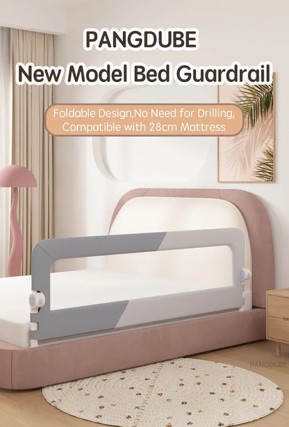 PANGDUBE 1pc Baby Bed guardrail Baby Safety Bed Barrier Children's Safety Bed Rail Guard for Kids Fall Out Protection