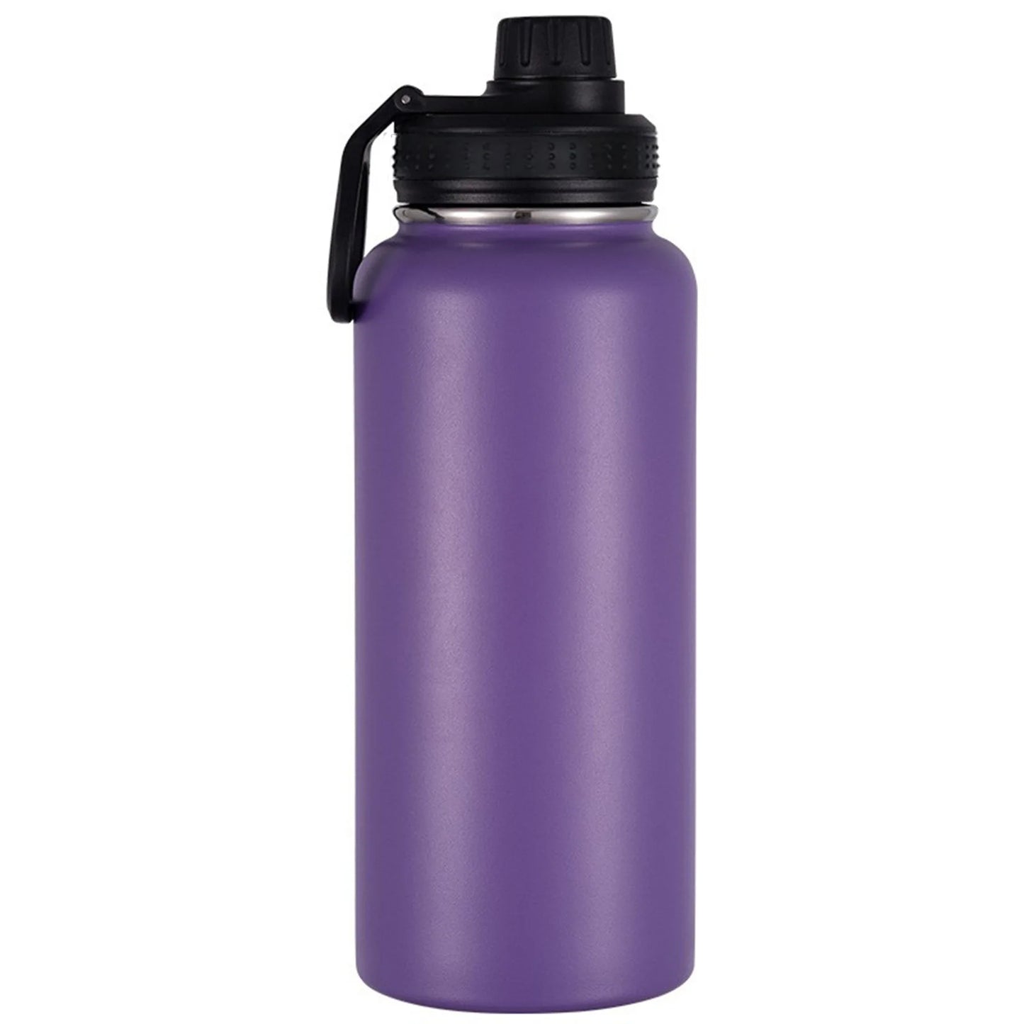 1 40oz Sports Portable Water Bottle, Suitable for Outdoor Camping and Other Sports, Cold-Keeping Bottle, Space Bottle, 1200ml Wide-Mouth Bottle, with Three-Finger Lid, Cycling Water Bottle