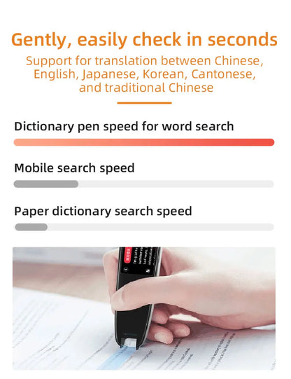 MSAI S7 S6 AI Translator Offline 60 Languages Scan Pen Scanning Voice 134 Languages Translation Dictionary Recorder for Travel
