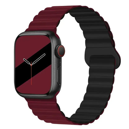 NEW Original Liquid Silicone Magnetic bands for Apple watch band Ultra 2 Series 9 SE iwatch 42mm 44mm 45mm 49mm 38mm 40mm 41mm