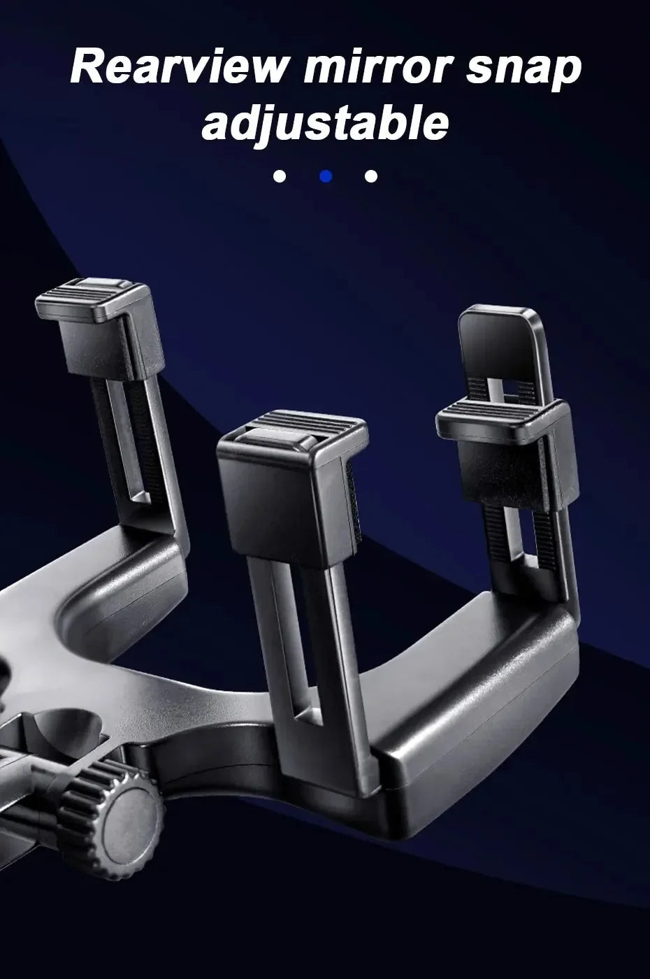 360  Foldable Navigation GPS Bracket Car Phone Holder Rearview Mirror Mount Adjustable Cell Phone Support Stable For Smartphone