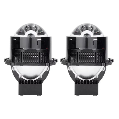 Bi LED Projector Lenses 3 Inch For Hella Headlight Hyperboloid Dual Lens High Beam Laser 6000K Auto Lamp Car Light Retrofit Kit