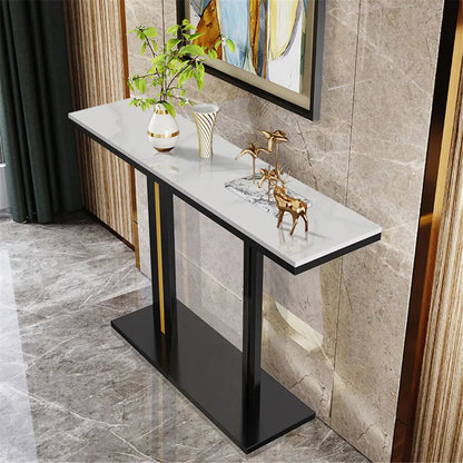 Luxury Marble Console Table for Living Room,Behind Couch Sofa,Hallway Entryway Table,Modern Narrow Furniture,Free Shipping