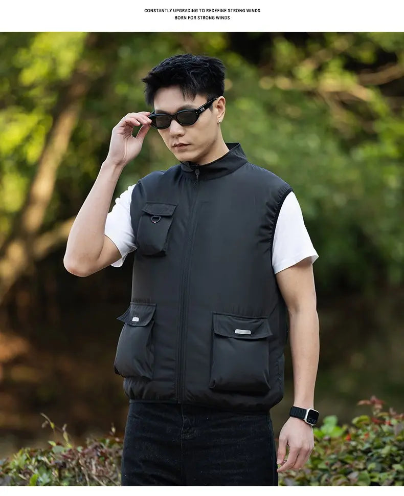 2026 New Cooling Vest Air Conditioner Clothes 3 Gears Wearable Cooling Fan Vest Breathable Sleeveless Workwear For Summer Outdoo