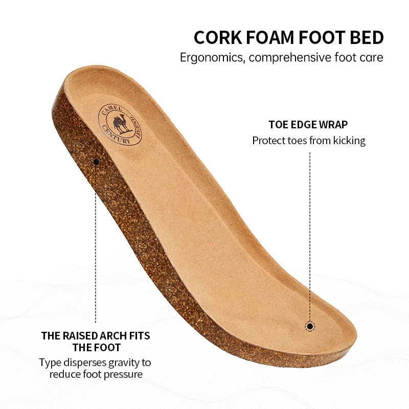 GOLDEN CAMEL Men's Shoes Non-slip Retro Breathable Casual Shoes for Men Women Beach Sandals Summer Fashion Shoes Luxury