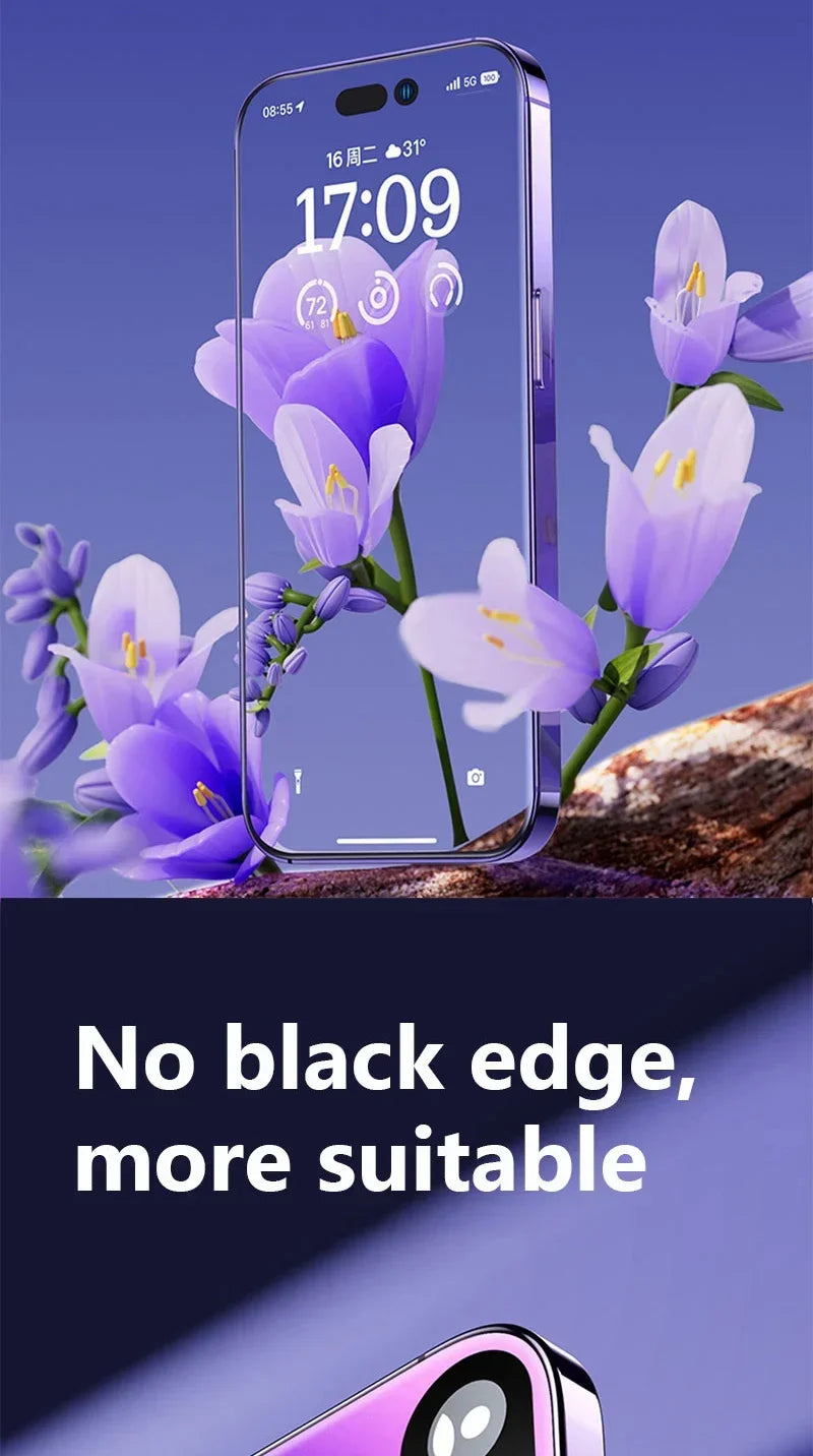 1-5Pcs HD Tempered Glass Screen Protector For iPhone 11 12 13 14 15 16 17 Pro Max 14 15 16 Plus 16 Air Glass Anti-Scratch Film