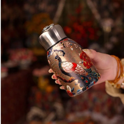 Creative Gift 316 Stainless Steel Insulated Cup Leak Proof Portable Water Bottle 300ml Durable Coffee Mug Outdoor Hiking