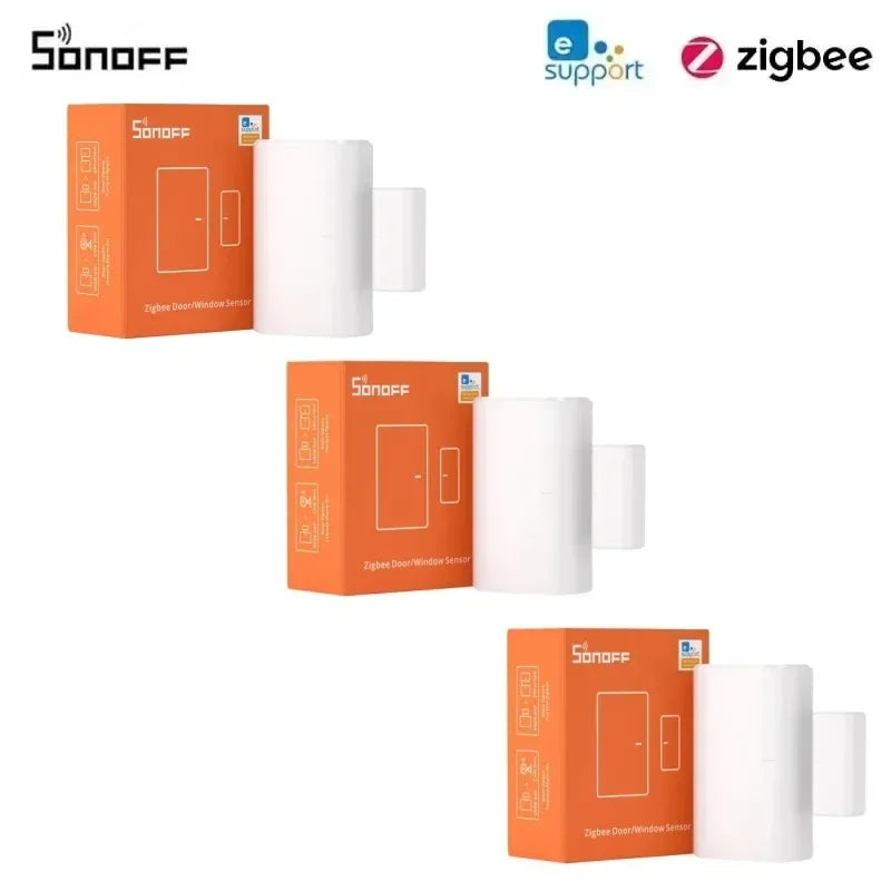 SONOFF SNZB-04P Sonoff Zigbee Door Sensor SNZB 04P Local Smart Scene Linkage Tamper Alert Home Security Work with Alexa Google
