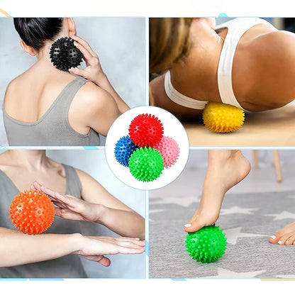 Massage Spiky Ball 7cm 9cm Training Muscle Pain Stress Massager Relaxation Acupoint Massage Myofascial Balls Yoga Ball Massage