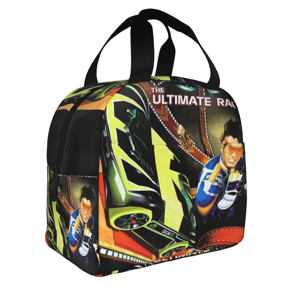 Custom Hot Wheels For Fans Thermal Insulated Lunch Bag Cartoon Sport Car Portable Lunch Container Travel Multifunction Food Box