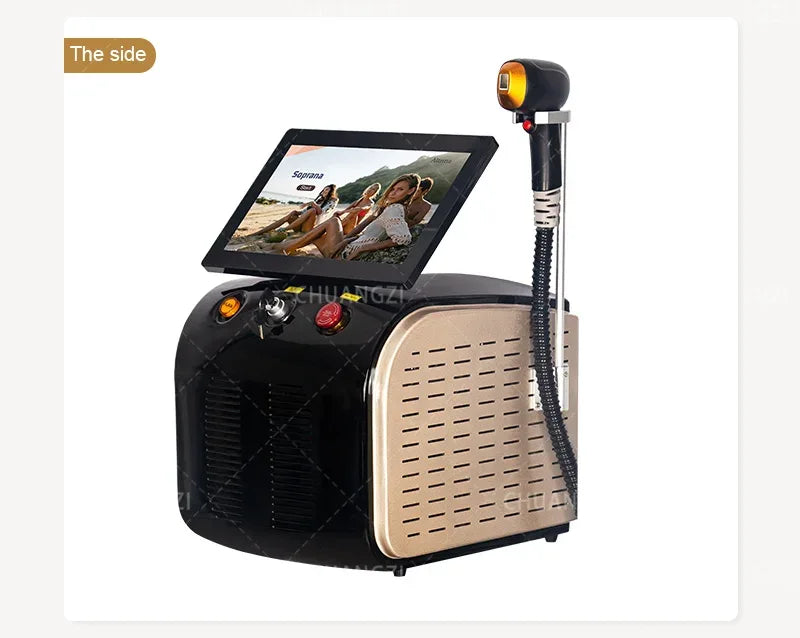 4000W Ice Point Painless 808nm laser Permanent Hair Removal Device 4 Wavelength Semiconductor Laser Full Body Custo