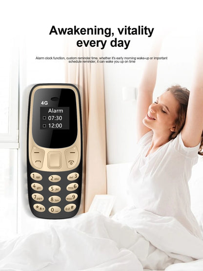 SERVO BM10 Mini Mobile Phone 2G GSM/4G LTE Speed Dial Call Recording MP3 Player Blacklist Dual SIM Standby Smallest Cellphones