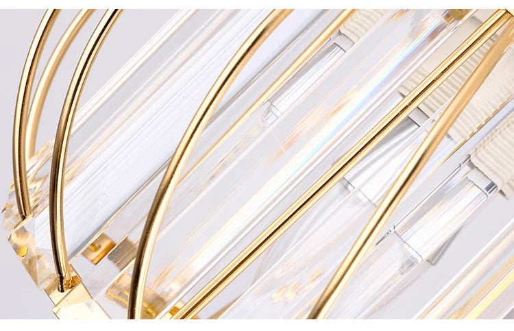 Nordic Modern K9 Crystal Ceiling Lights Indoor Ceiling Lamp Hallway Stairs  Bedroom Lustre Dining Room Fixtures Home Decor