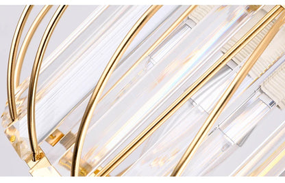 Nordic Modern K9 Crystal Ceiling Lights Indoor Ceiling Lamp Hallway Stairs  Bedroom Lustre Dining Room Fixtures Home Decor