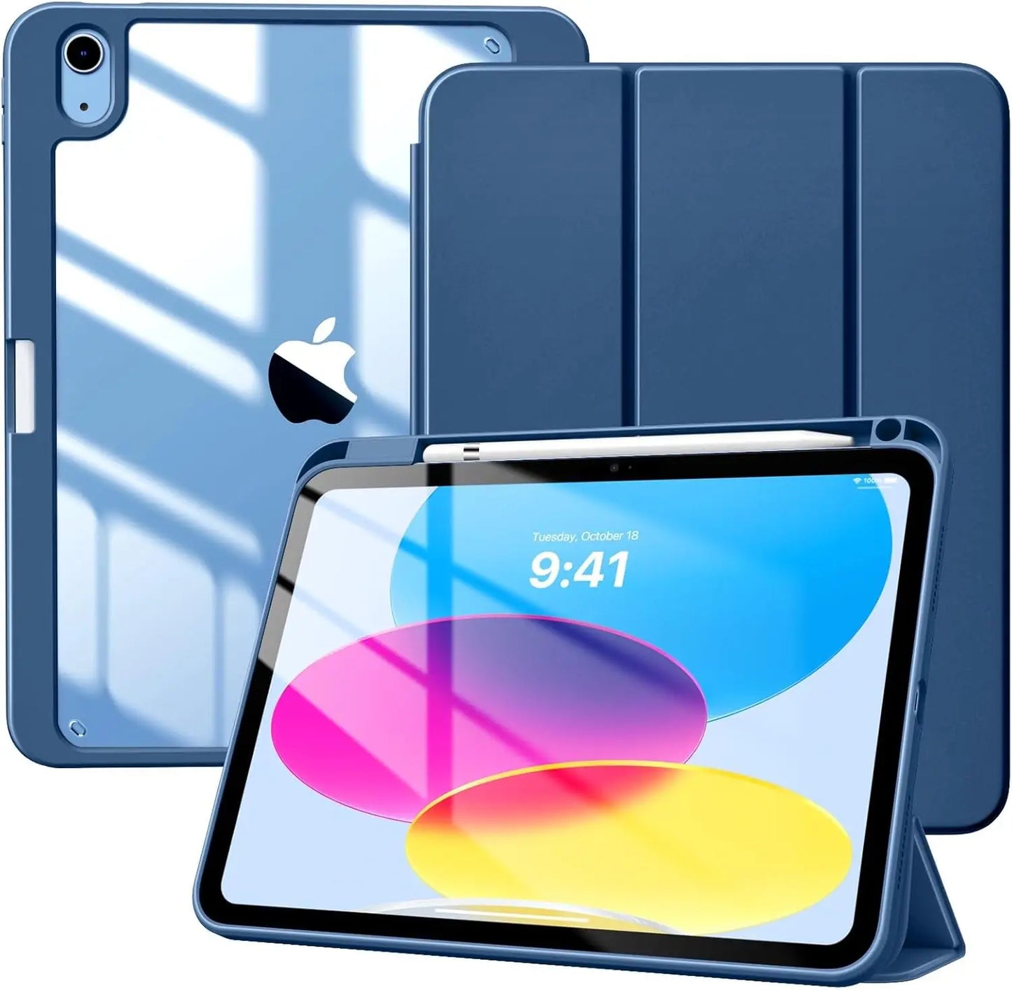 Case for iPad (A16) 11th Generation 11 Inch 2025, iPad 10th Generation Case 10.9 Inch 2022 with Pencil Holder,Protective Cover