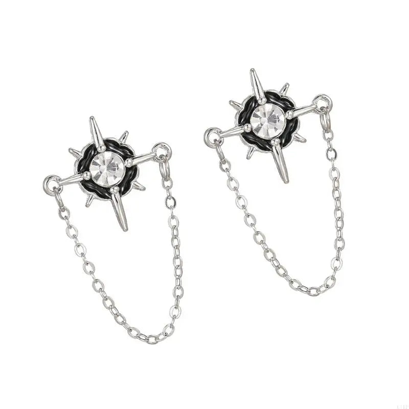 Rhinestones Chain Ear Clip For Freeclip 1 2 Earbuds With Sparkling Zirconia And Alloys Design Comfortable For Daily Wear K1KF