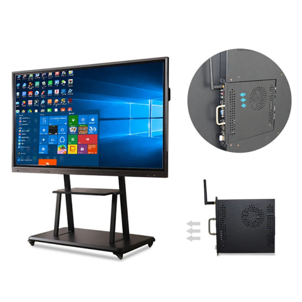 TexHoo OPS Mini PC Computer Intel Core I5 12450H Processor Windows 11 Pro For Conference Teach Screen Built-in Host Module WiFi