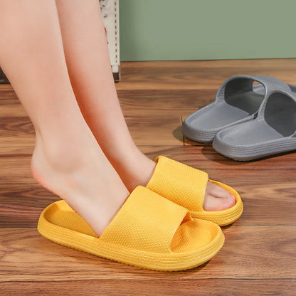 Kidmi Summer Thick Sole Slippers Men Sandals Home Softsole Slippers Outdoor Breathable Sandals for Home Flat Sandals Men's Shoes