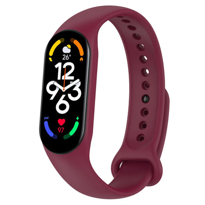 NEW 2022 Watch Strap for Xiaomi Mi Band 7 Wristband Silicone Bracelet Wrist Straps MiBand band7 Smartwatch Accessories
