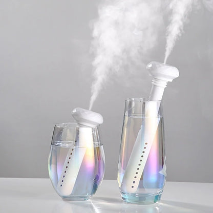 USB Humidifiers Ultrasound Mini Home Air Diffuser Car Purifier Aroma Anion Mist Maker With Romantic LED Lamp Portable Humidifier