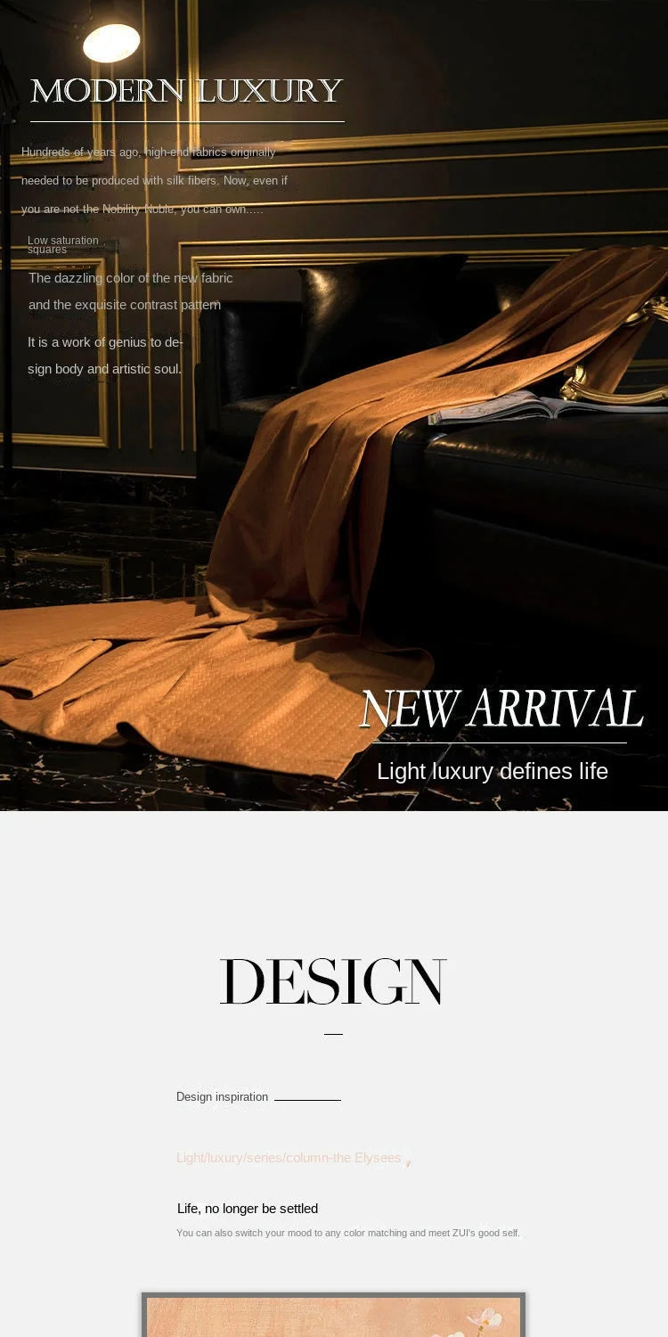 Home Art High-end Curtains for Living Room Luxury Bedroom Blackout Curtain Solid Color Japan Style Fishbone Pattern Room Drapes