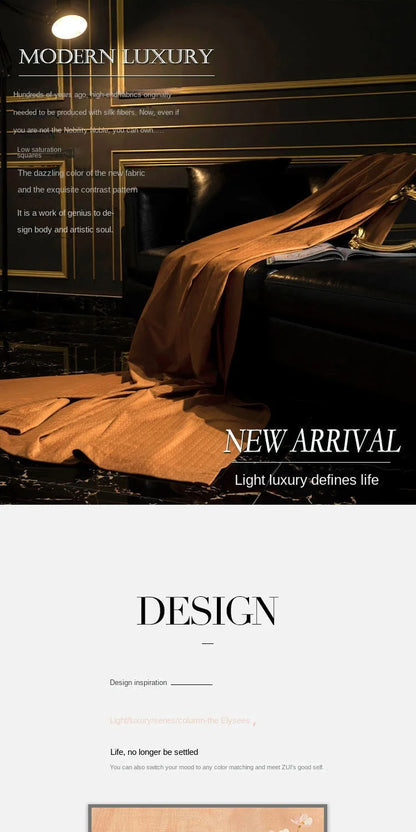 Home Art High-end Curtains for Living Room Luxury Bedroom Blackout Curtain Solid Color Japan Style Fishbone Pattern Room Drapes