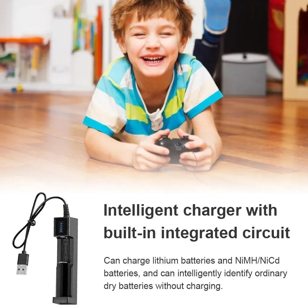 1 / 2 / 4 Slots 18650 Lithium Battery Charger for 18650 Charging 3.7 / 4.2 V Rechargeable Multi-Slot Battery Charger